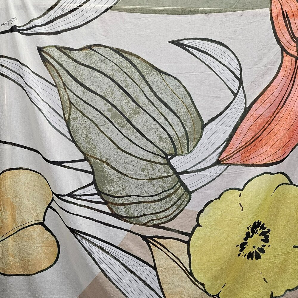 Luisa Cerano Floral Print Lightweight Wrap Scarf in Multi-Color